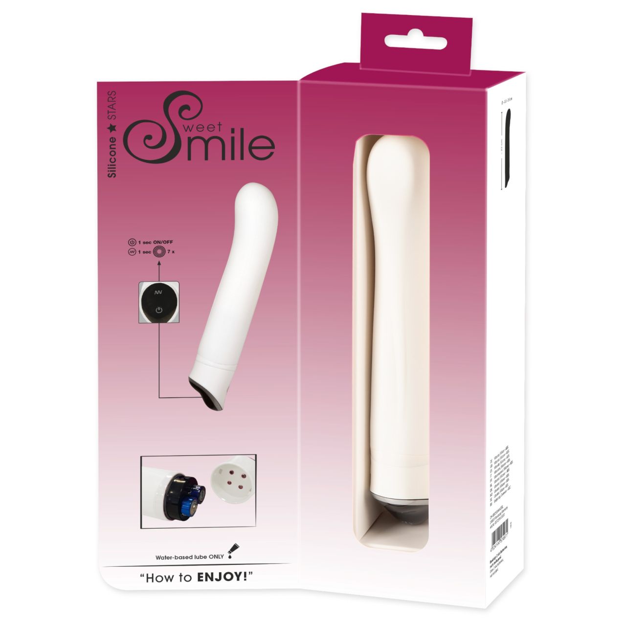 SMILE Easy - hajlított vibrátor (fehér) SMILE Easy - hajlított vibrátor (fehér)