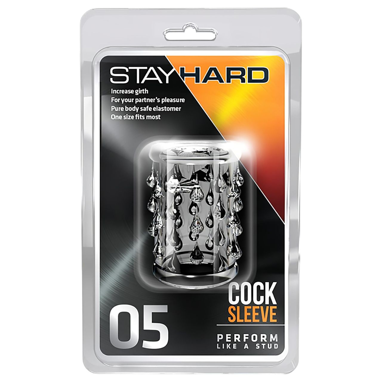 Stay Hard - gömbös péniszmandzsetta (átlátszó) Stay Hard - gömbös péniszmandzsetta (átlátszó)