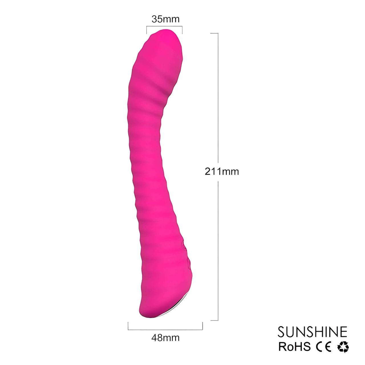 Sex HD Sunshine - akkus, barázdált G-pont vibrátor (pink) Sex HD Sunshine - akkus, barázdált G-pont vibrátor (pink)