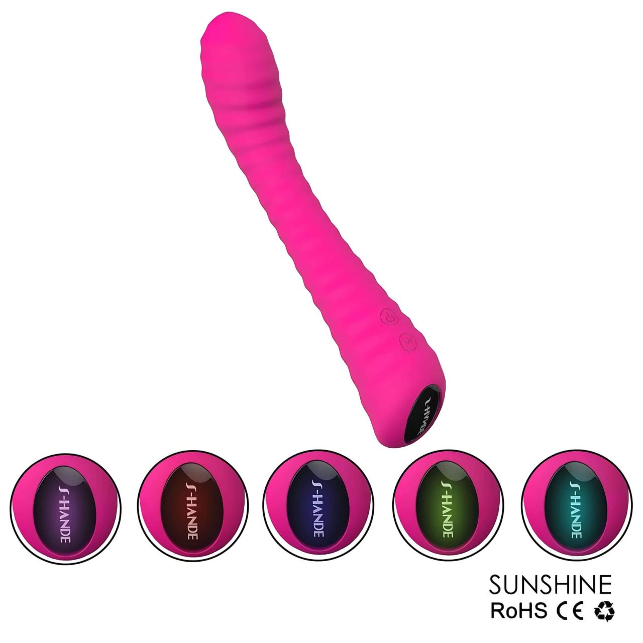 Sex HD Sunshine - akkus, barázdált G-pont vibrátor (pink) Sex HD Sunshine - akkus, barázdált G-pont vibrátor (pink)