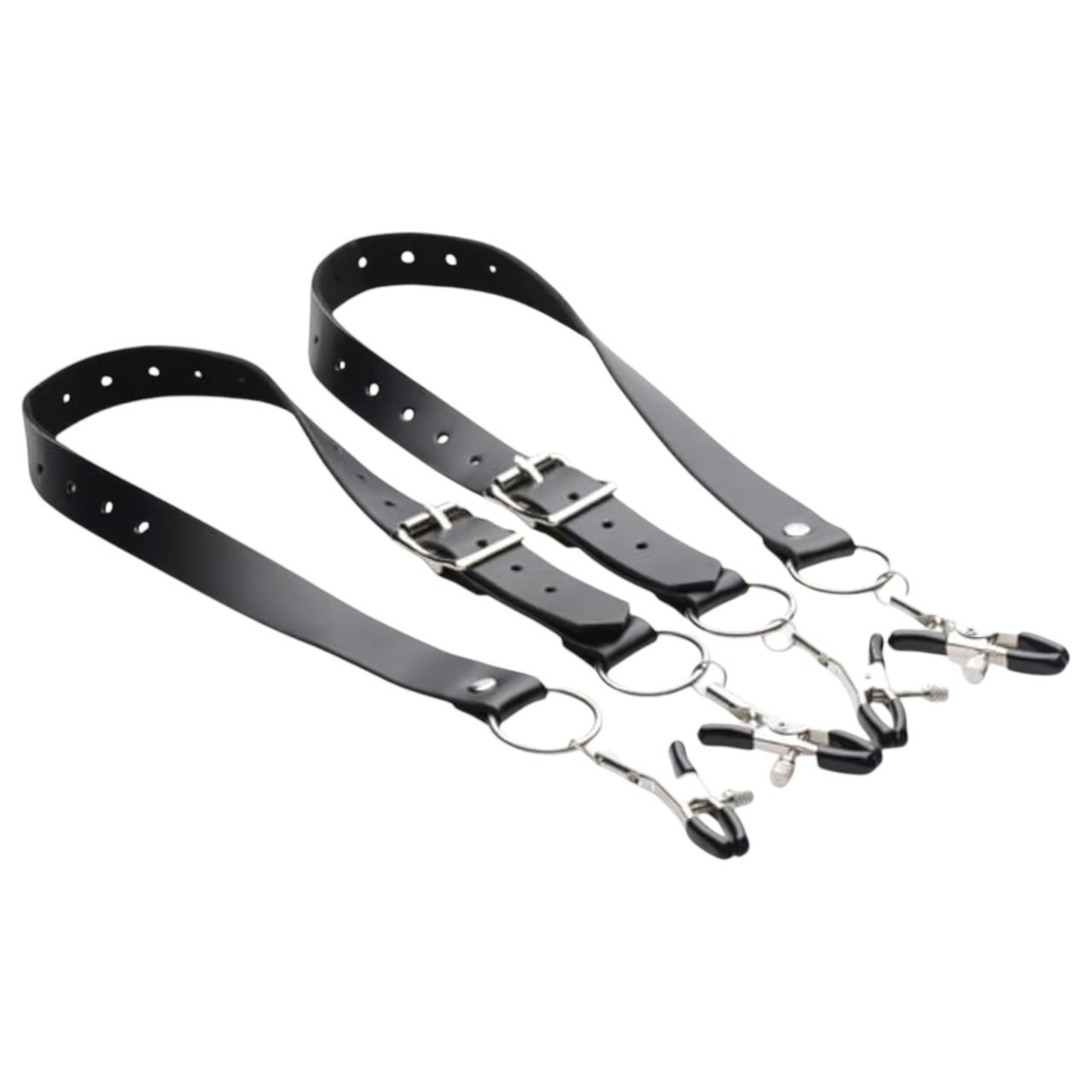 XR Brands - szeméremajak-széthúzó csipeszek (fekete) XR Brands - szeméremajak-széthúzó csipeszek (fekete)