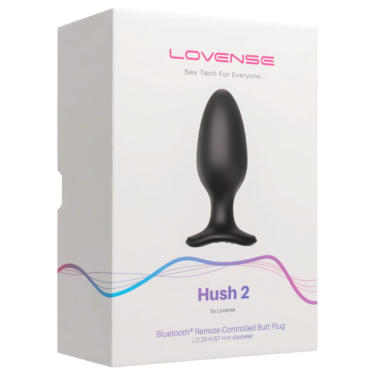 LOVENSE Hush 2 L - akkus kis anál vibrátor (57mm) - fekete LOVENSE Hush 2 L - akkus kis anál vibrátor (57mm) - fekete