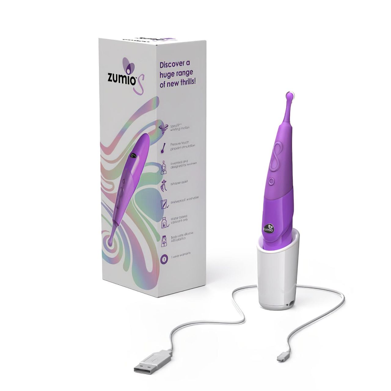 Zumio Soft - akkus csikló vibrátor (lila) Zumio Soft - akkus csikló vibrátor (lila)