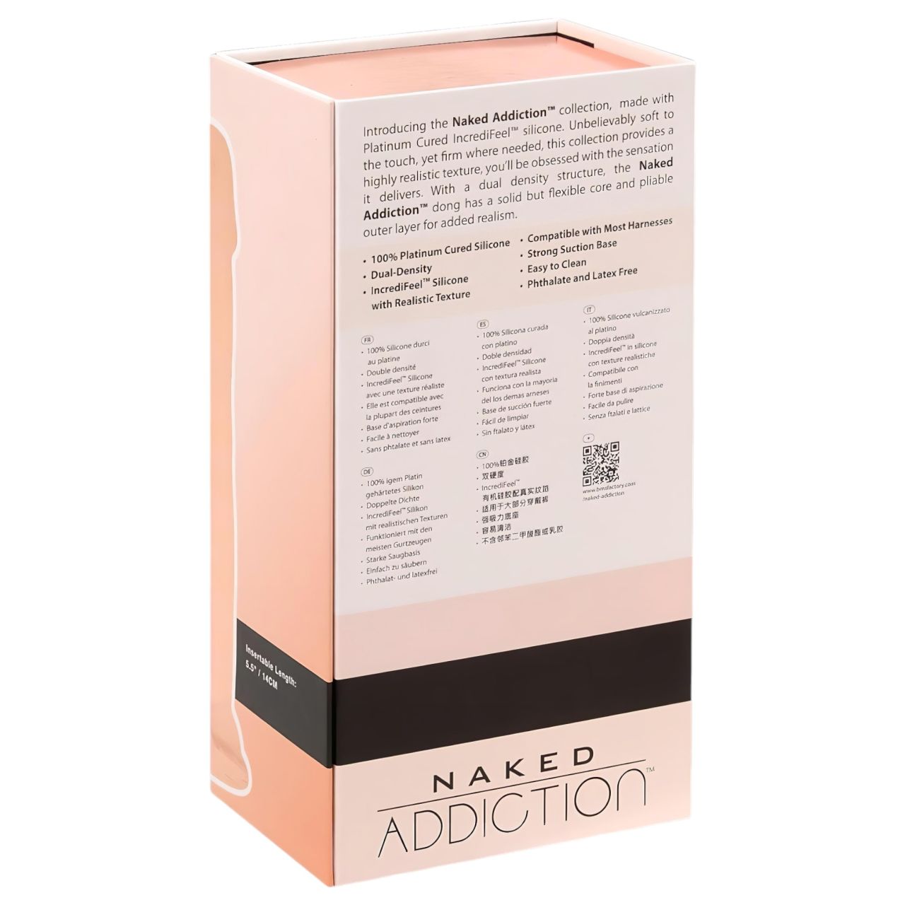 / Naked Addiction 8 - tapadókorongos, élethű dildó (20cm)