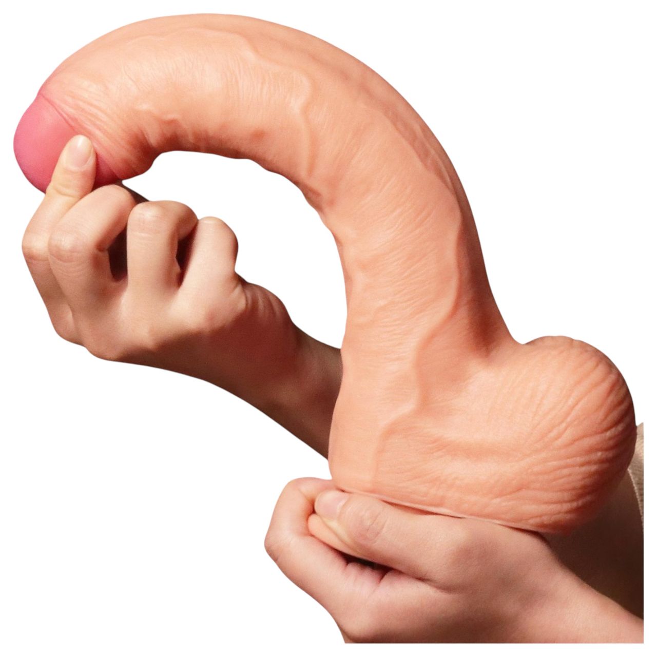 Lovetoy Nature Cock - kétrétegű élethű dildó - 28cm (natúr) Lovetoy Nature Cock - kétrétegű élethű dildó - 28cm (natúr)