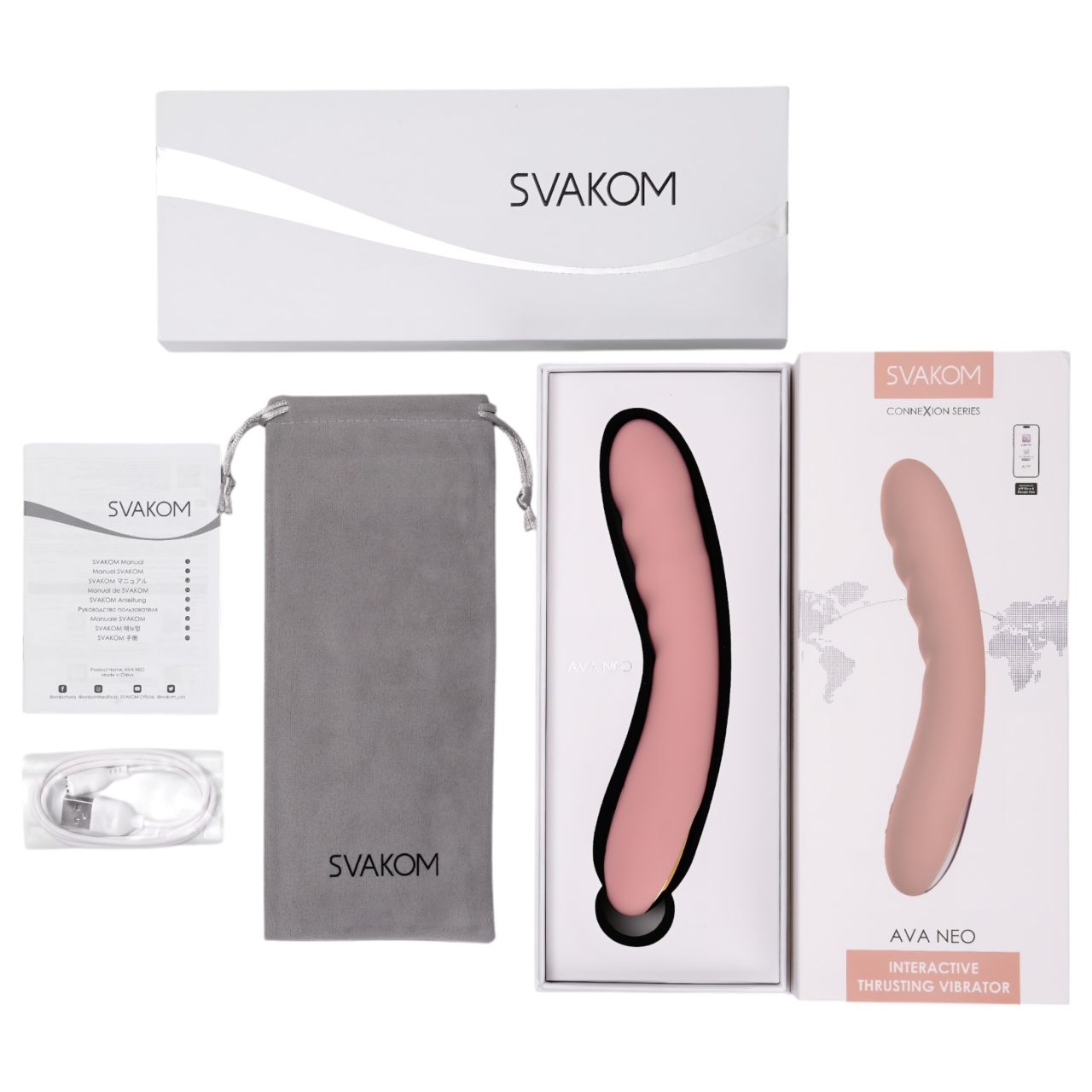Svakom Ava Neo - okos le-fel vibrátor (pink) Svakom Ava Neo - okos le-fel vibrátor (pink)