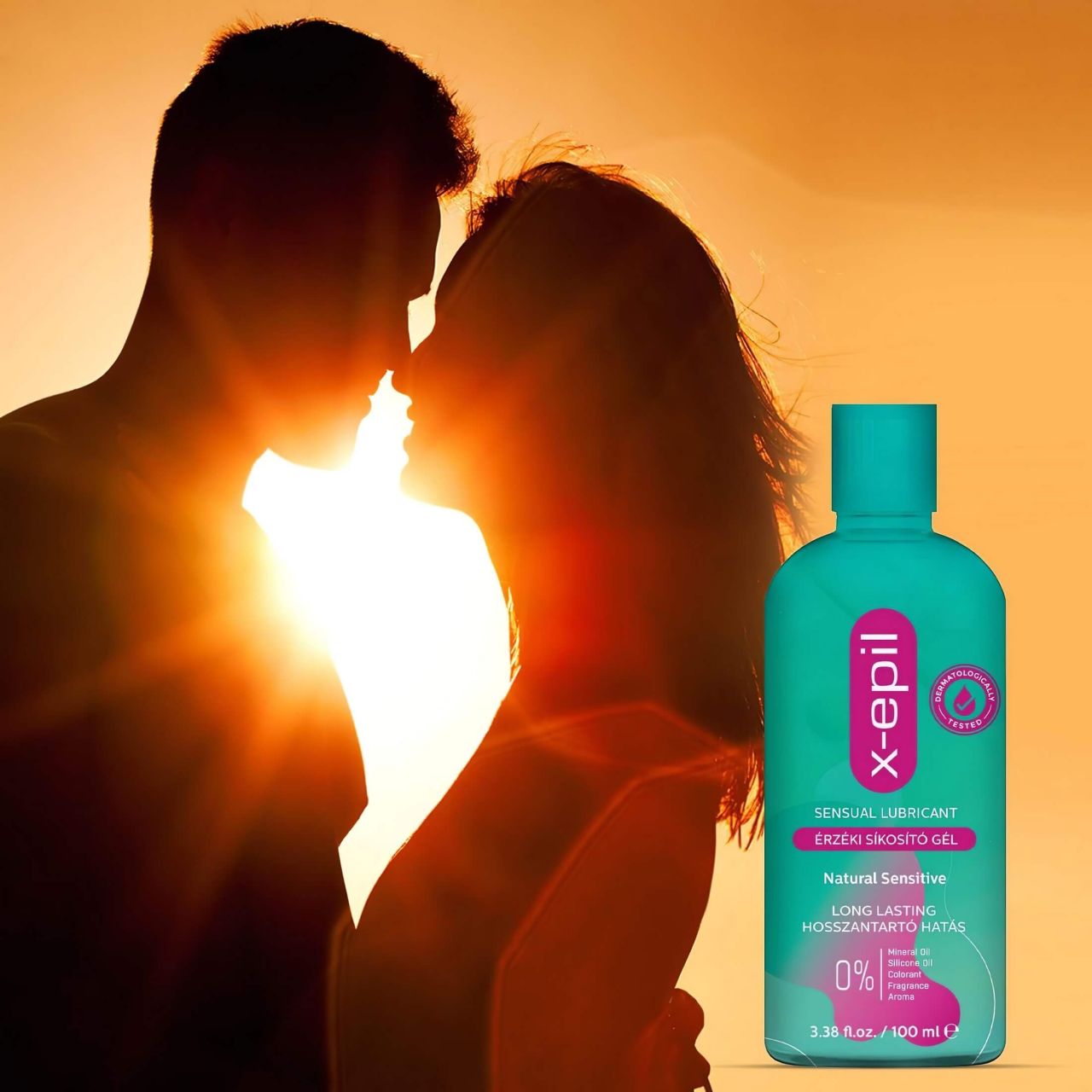 X-Epil Natural Sensitive - érzéki síkosító gél (100ml) X-Epil Natural Sensitive - érzéki síkosító gél (100ml)
