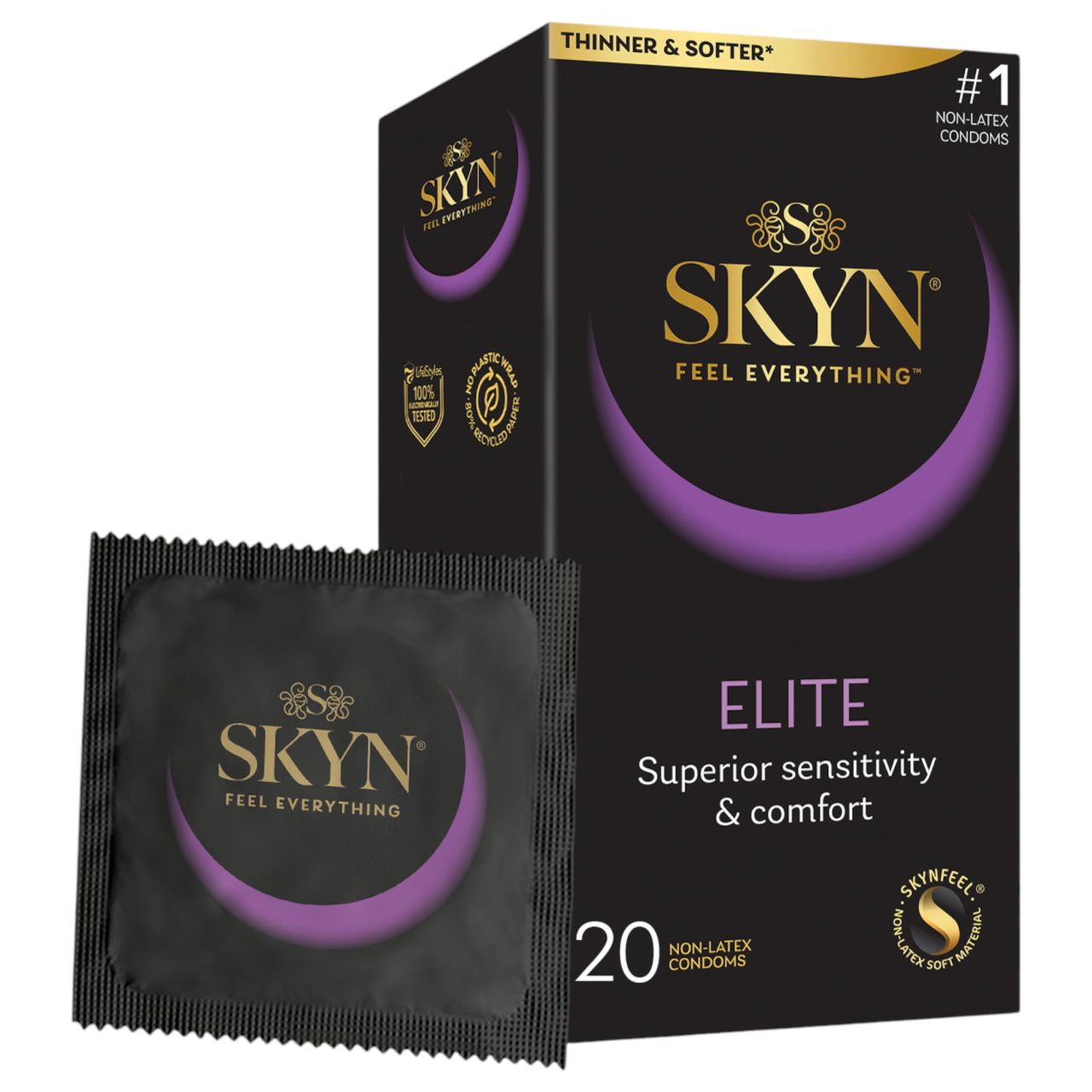 Manix SKYN Elite - ultra vékony latexmentes óvszer (20db) Manix SKYN Elite - ultra vékony latexmentes óvszer (20db)