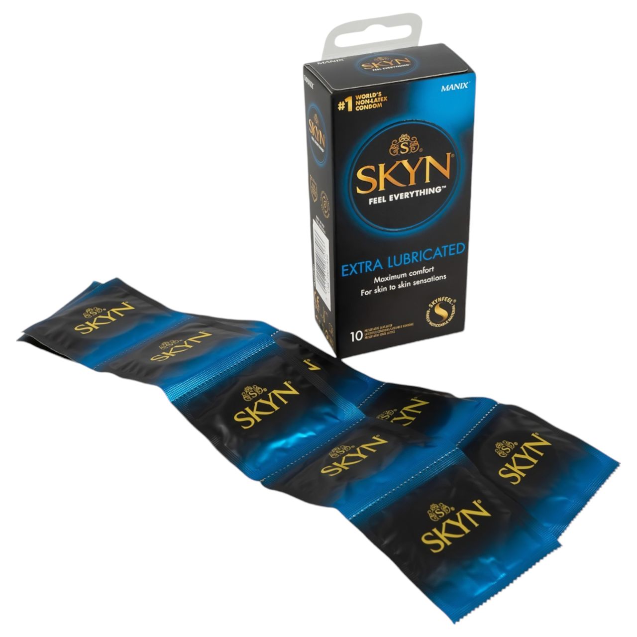 Manix Skyn - ultra vékony, latexmentes óvszer (10db) Manix Skyn - ultra vékony, latexmentes óvszer (10db)