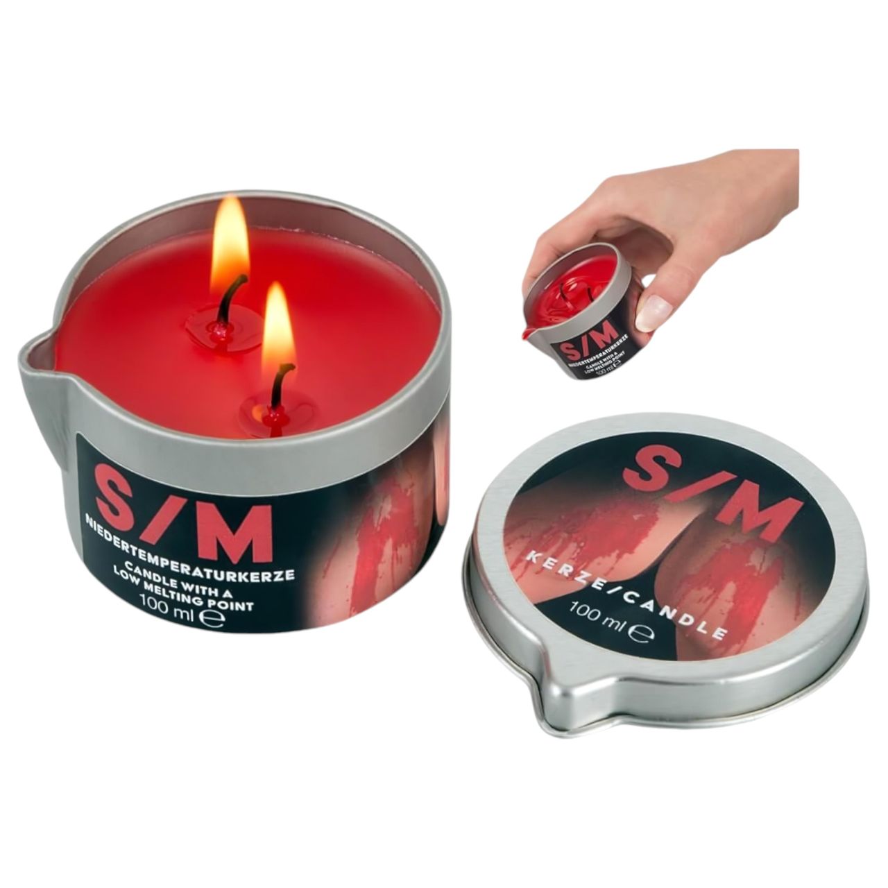 BDSM Kerze - paraffin testgyertya (100ml) BDSM Kerze - paraffin testgyertya (100ml)