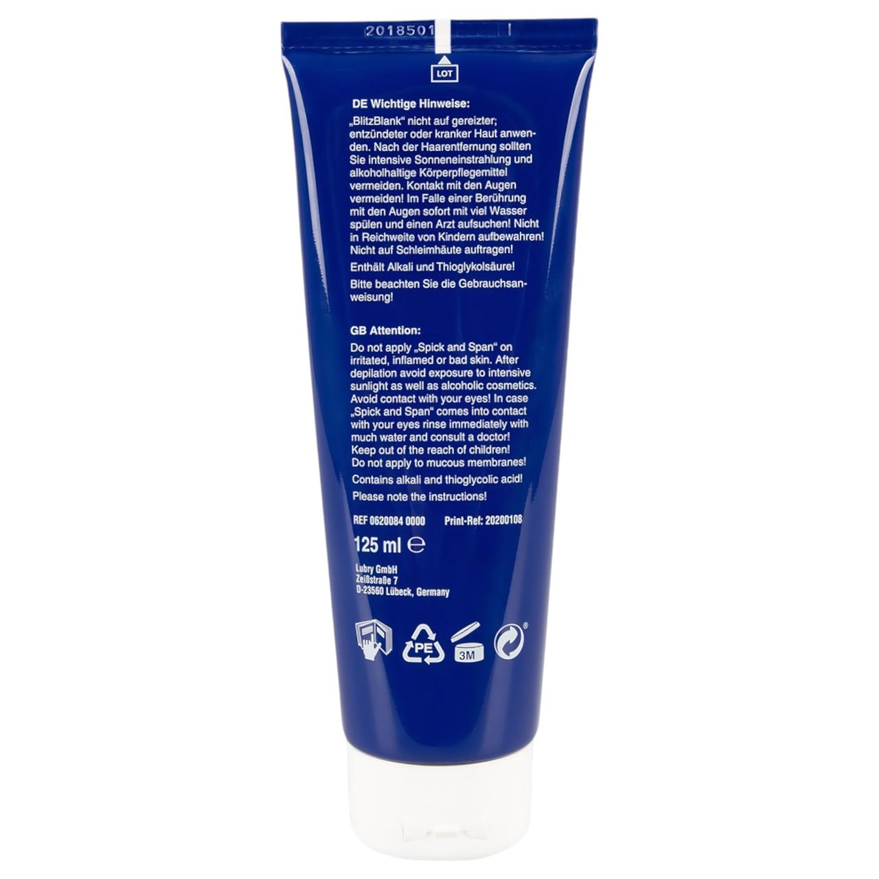 Szőrtelenítő krém (125ml) Szőrtelenítő krém (125ml)