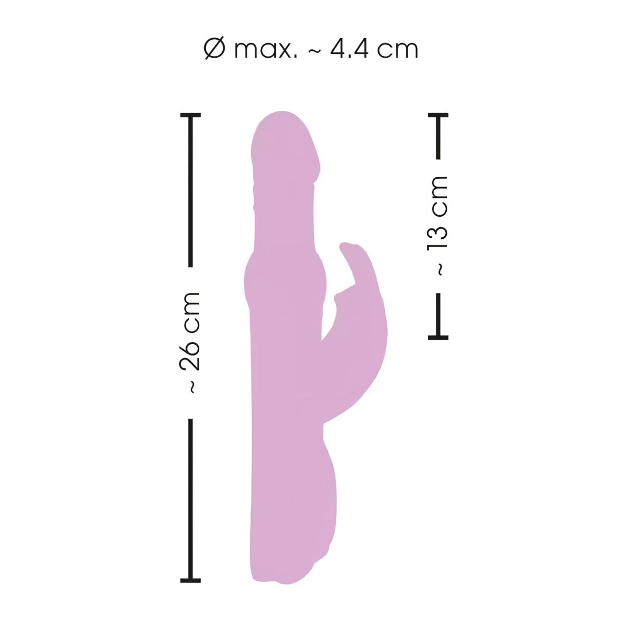 SMILE Pearly Rabbit - gyöngyös vibrátor (pink) SMILE Pearly Rabbit - gyöngyös vibrátor (pink)