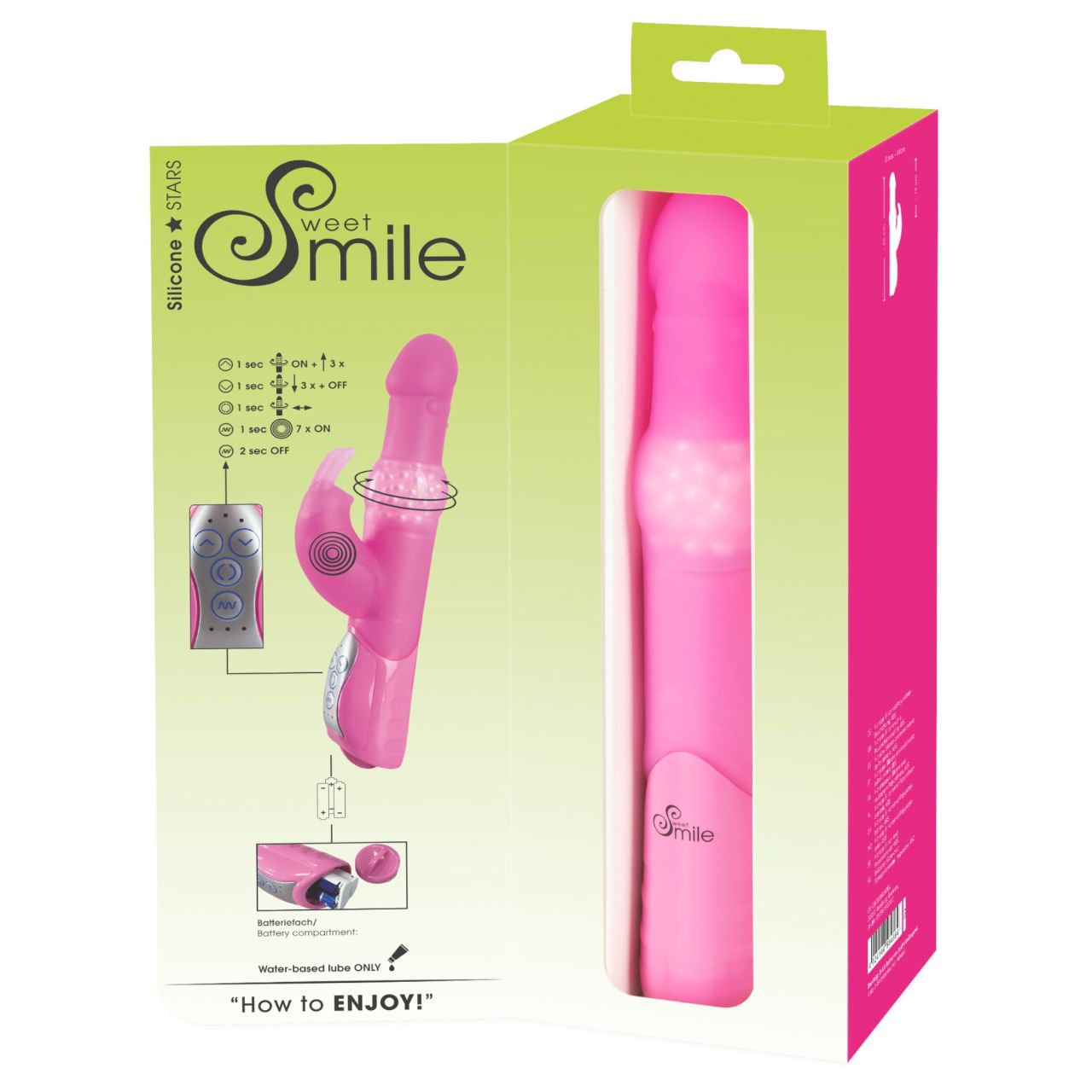 SMILE Pearly Rabbit - gyöngyös vibrátor (pink) SMILE Pearly Rabbit - gyöngyös vibrátor (pink)