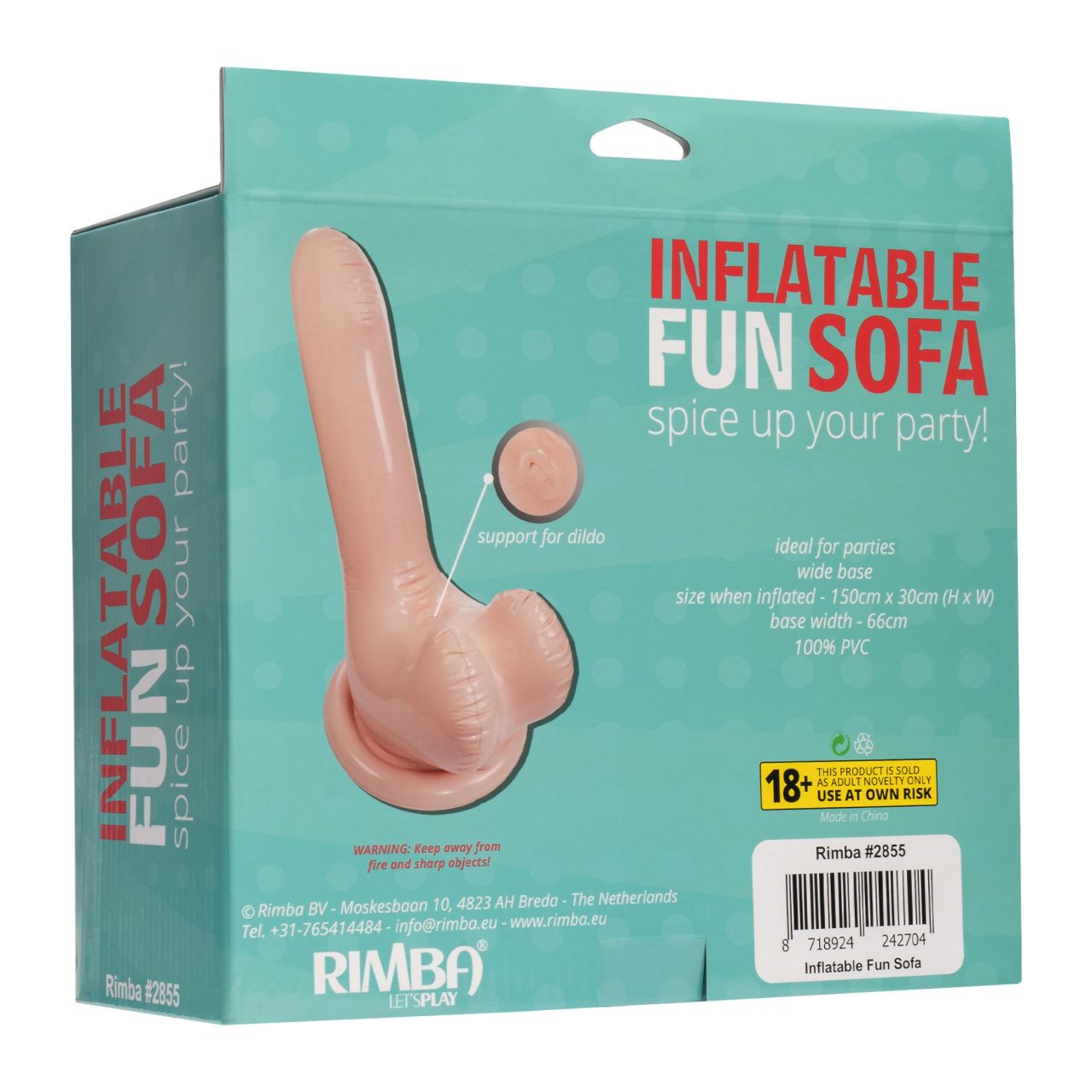 Inflatable Fun - felfújható pénisz szófa - 66cm Inflatable Fun - felfújható pénisz szófa - 66cm