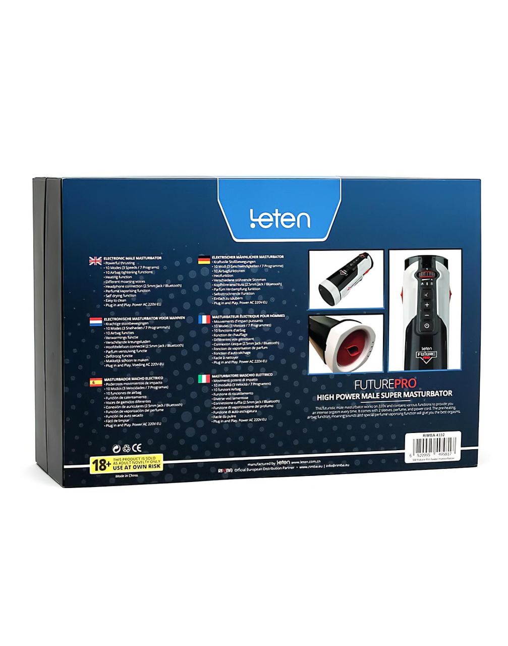 LETEN SM FUTURE PRO - akkus, melegítő, fel-le mozgó maszturbátor LETEN SM FUTURE PRO - akkus, melegítő, fel-le mozgó maszturbátor