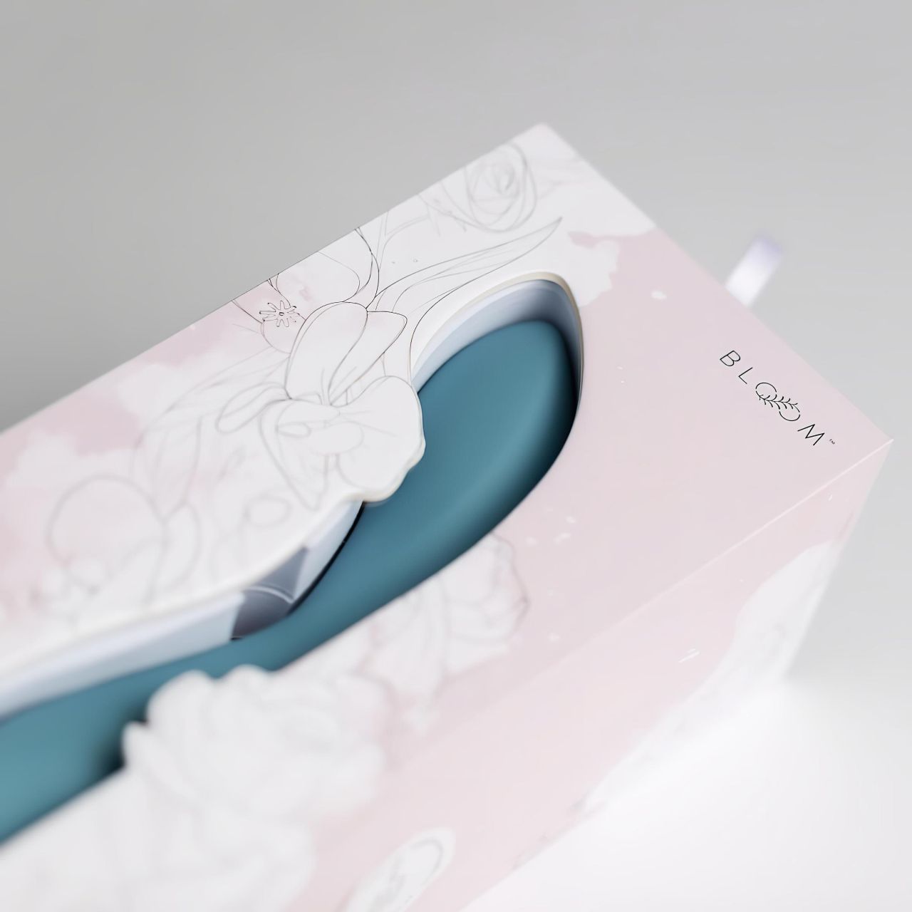 Bloom Rose - akkus, szilikon G-pont vibrátor (türkiz) Bloom Rose - akkus, szilikon G-pont vibrátor (türkiz)