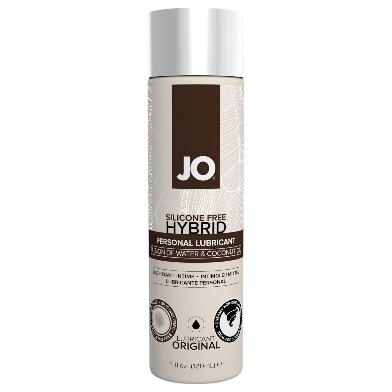 JO Hybrid - vegyesbázisú síkosító - kókusz (120ml) JO Hybrid - vegyesbázisú síkosító - kókusz (120ml)