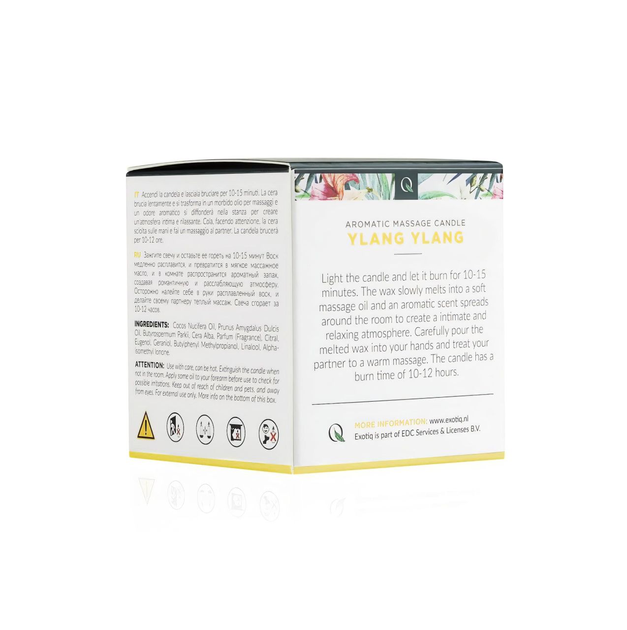 Exotiq - illatos masszázsgyertya - ylang ylang (60g) Exotiq - illatos masszázsgyertya - ylang ylang (60g)