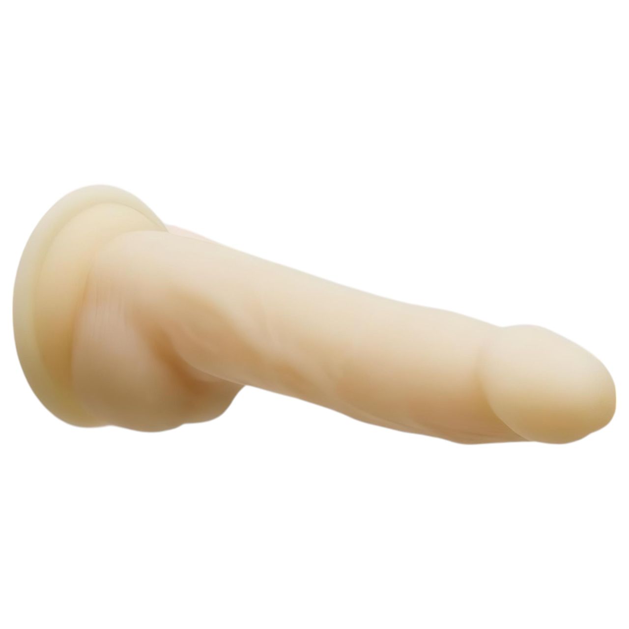 Naked Addiction Rotating 7 - forgófejes vibrátor (18cm) - natúr Naked Addiction Rotating 7 - forgófejes vibrátor (18cm) - natúr