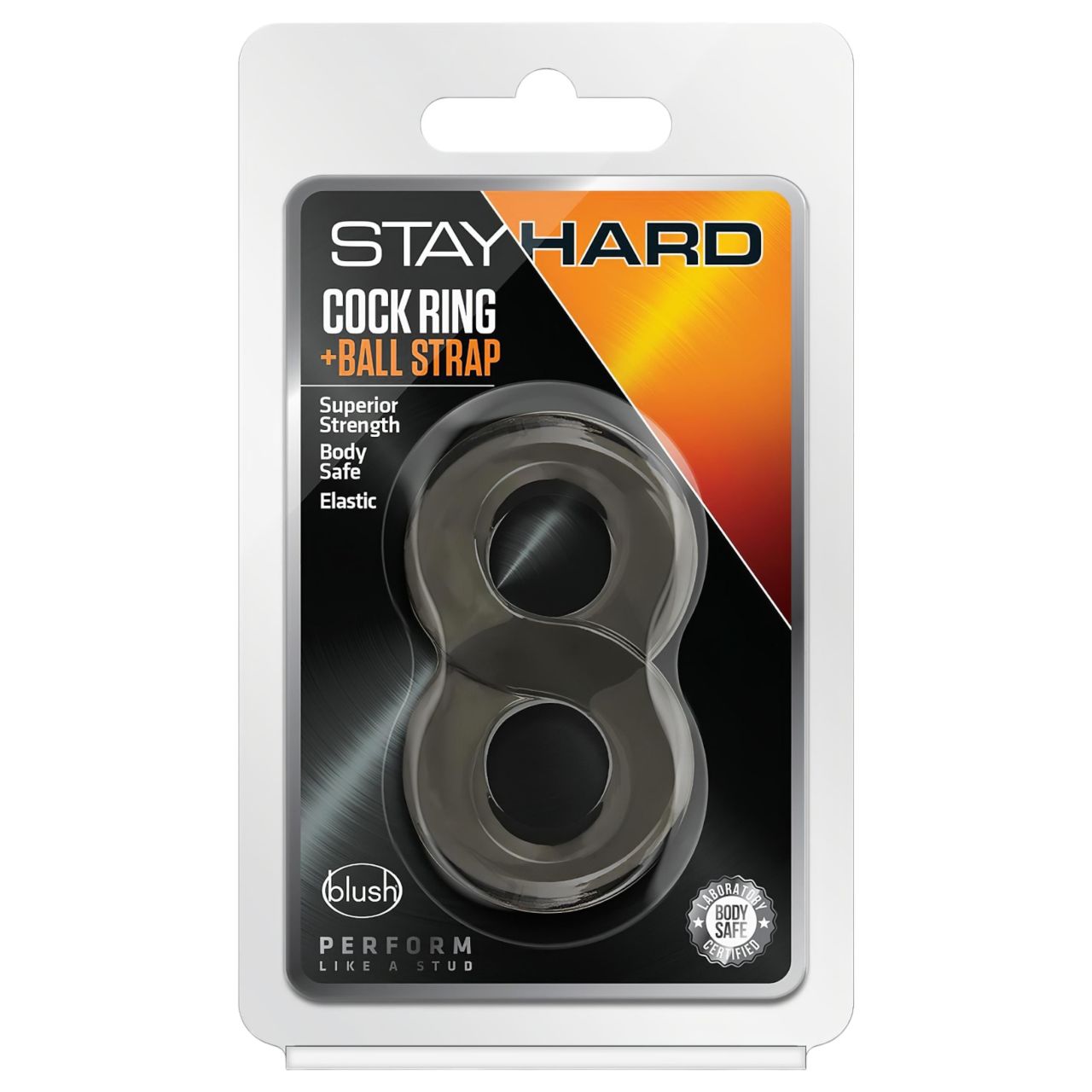 Stay Hard - pénisz-és heregyűrű (szürke) Stay Hard - pénisz-és heregyűrű (szürke)
