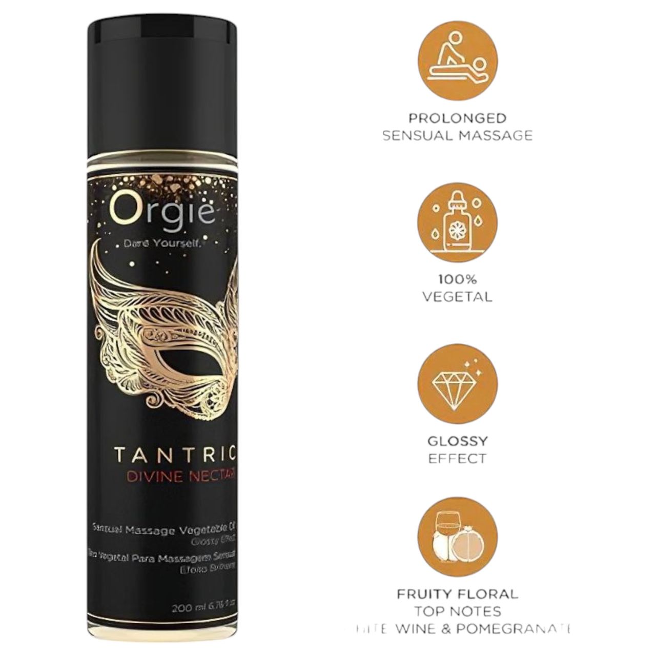 Orgie Tantric Nectar - érzéki masszázsolaj (200ml) Orgie Tantric Nectar - érzéki masszázsolaj (200ml)