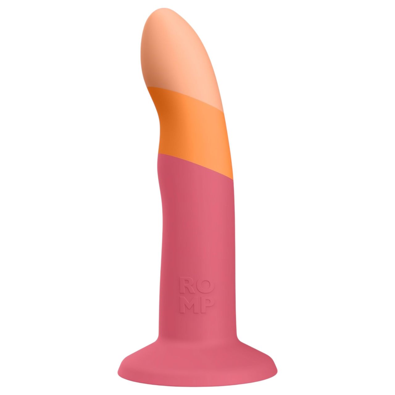 ROMP Dizi - rugalmas szilikon dildó (pink-narancs) ROMP Dizi - rugalmas szilikon dildó (pink-narancs)