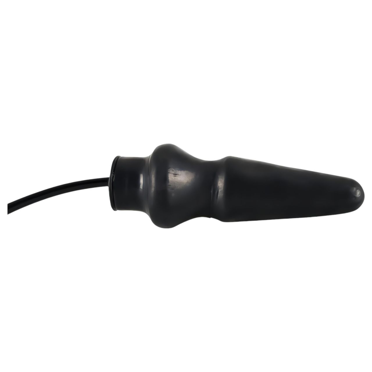 LATEX - felpumpálható nagy anál kúp (fekete) LATEX - felpumpálható nagy anál kúp (fekete)