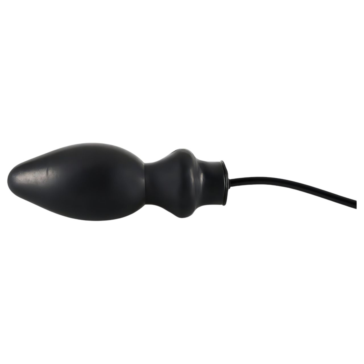LATEX - felpumpálható nagy anál kúp (fekete) LATEX - felpumpálható nagy anál kúp (fekete)
