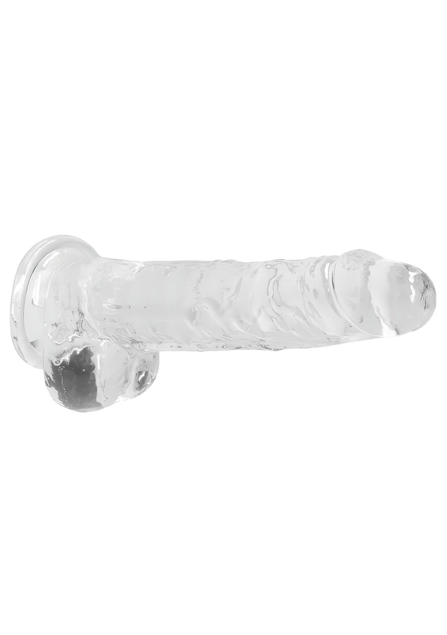 REALROCK - átlátszó élethű dildó - átlátszó (19cm) REALROCK - átlátszó élethű dildó - átlátszó (19cm)