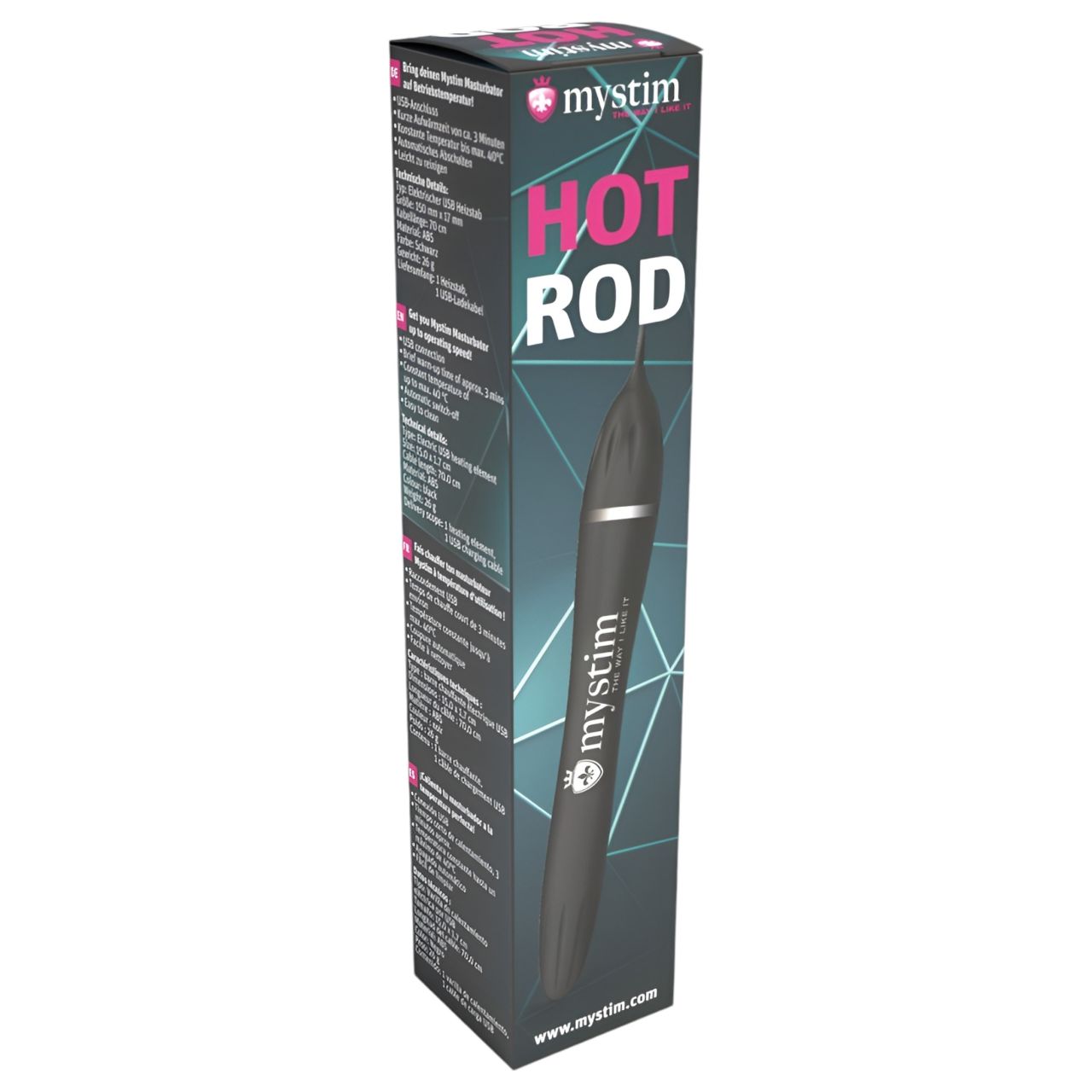 mystim Hot Rod - maszturbátor melegítő rúd mystim Hot Rod - maszturbátor melegítő rúd