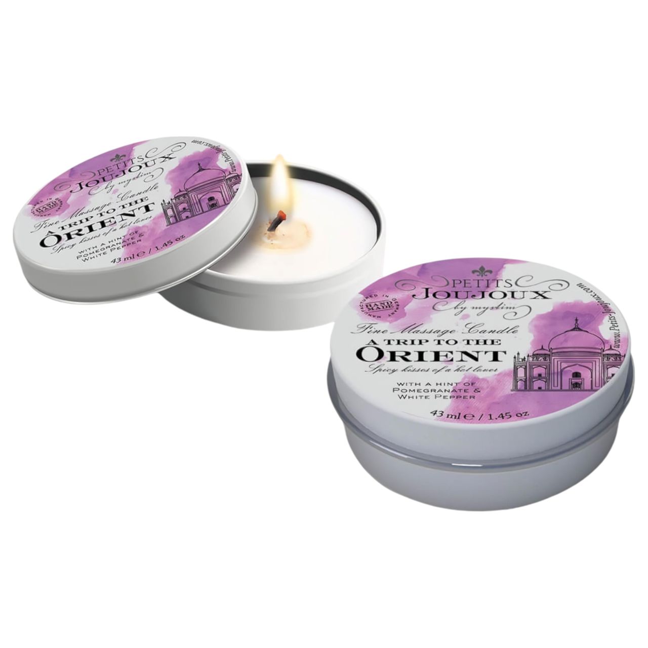 Petits Joujoux Orient - masszázsgyertya 43ml - gránátalmás-fehérbors Petits Joujoux Orient - masszázsgyertya 43ml - gránátalmás-fehérbors