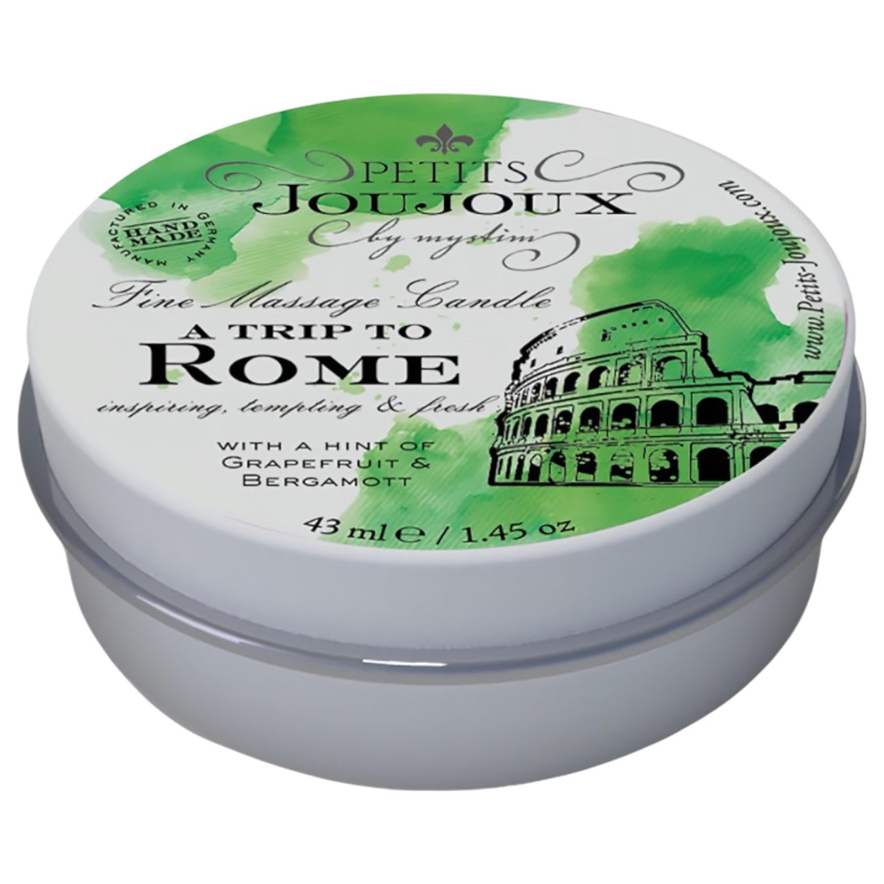 Petits Joujoux Rome - masszázsgyertya - grapefruit-bergamot (43ml) Petits Joujoux Rome - masszázsgyertya - grapefruit-bergamot (43ml)