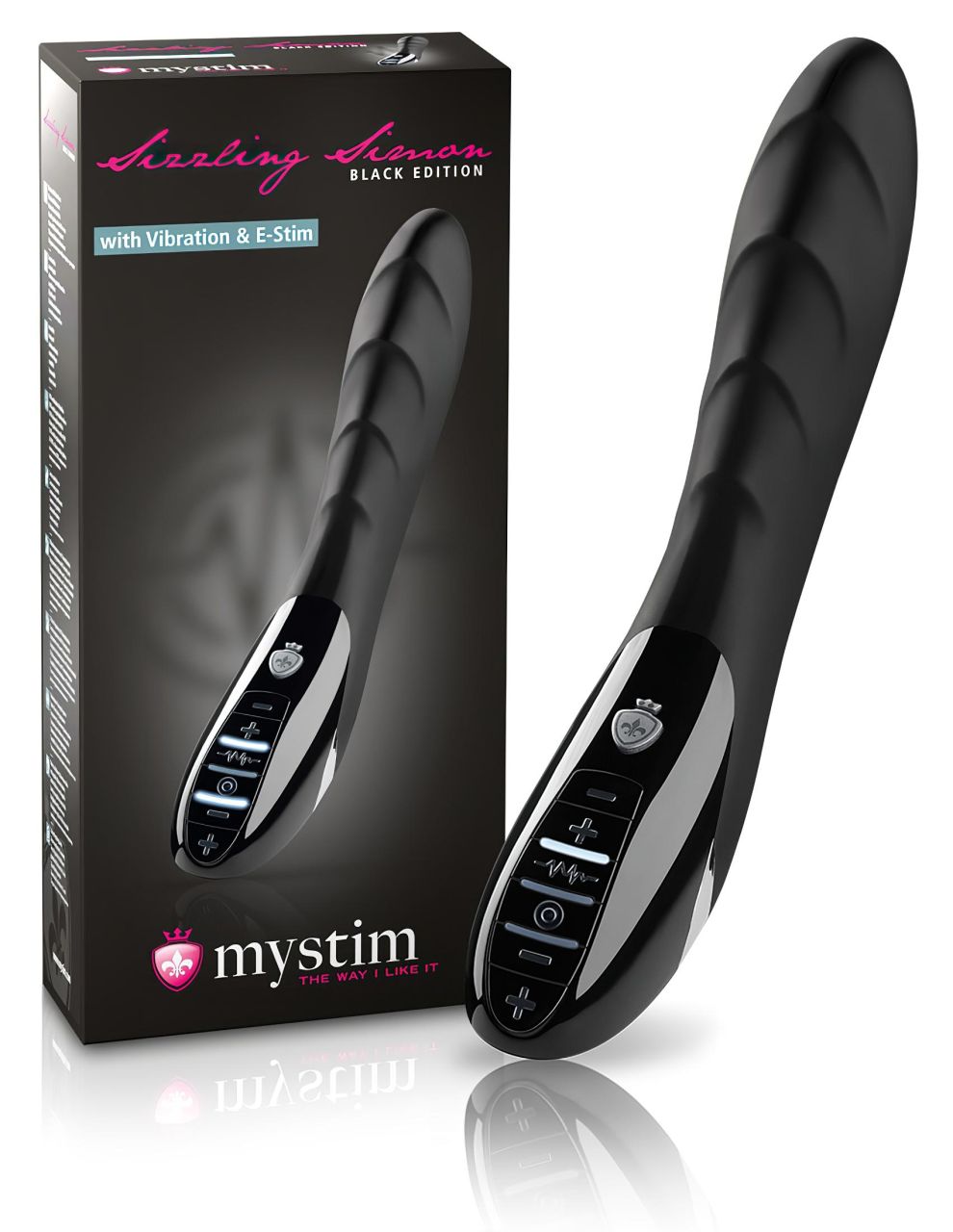 mystim Sizzling Simon - elektro-stimuláló vibrátor (fekete) mystim Sizzling Simon - elektro-stimuláló vibrátor (fekete)