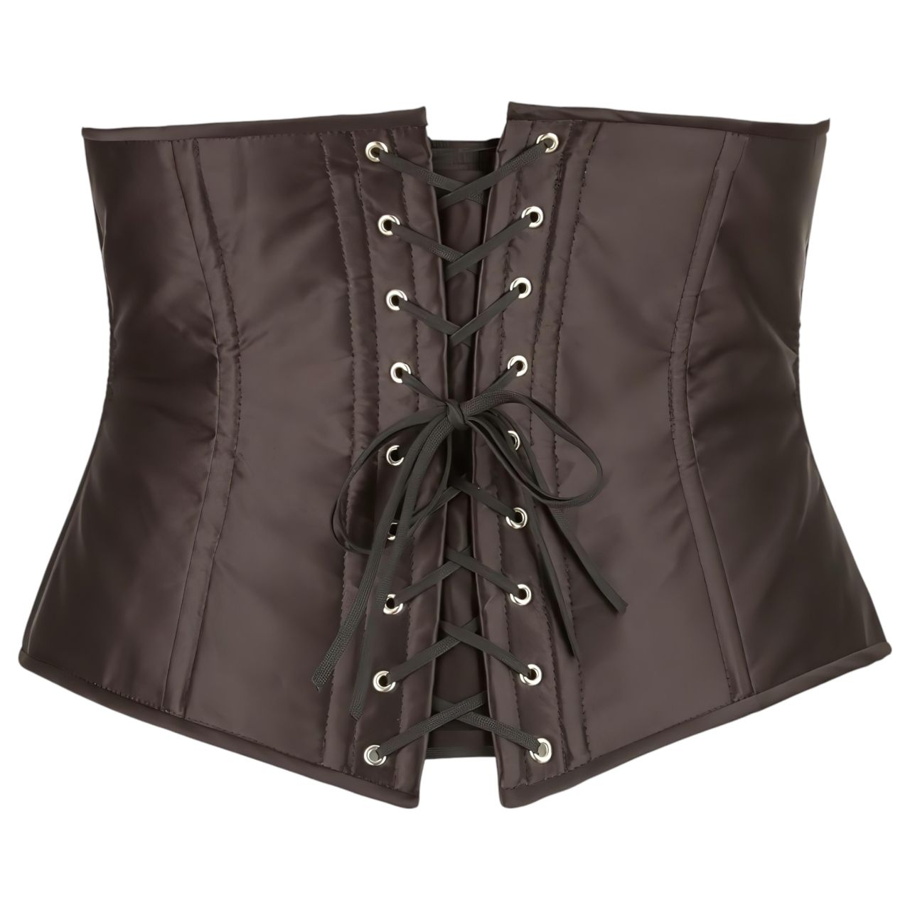 Cottelli Plus Size - szatén derékfűző (fekete) Cottelli Plus Size - szatén derékfűző (fekete)