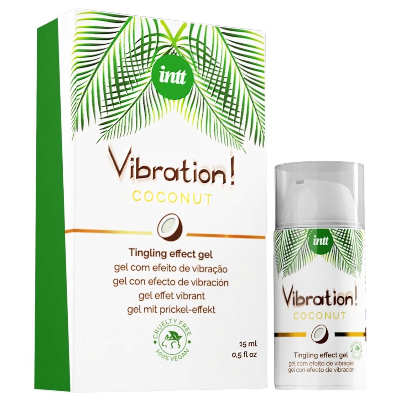 Intt Vibration! - folyékony vibrátor - kókusz (15ml) Intt Vibration! - folyékony vibrátor - kókusz (15ml)