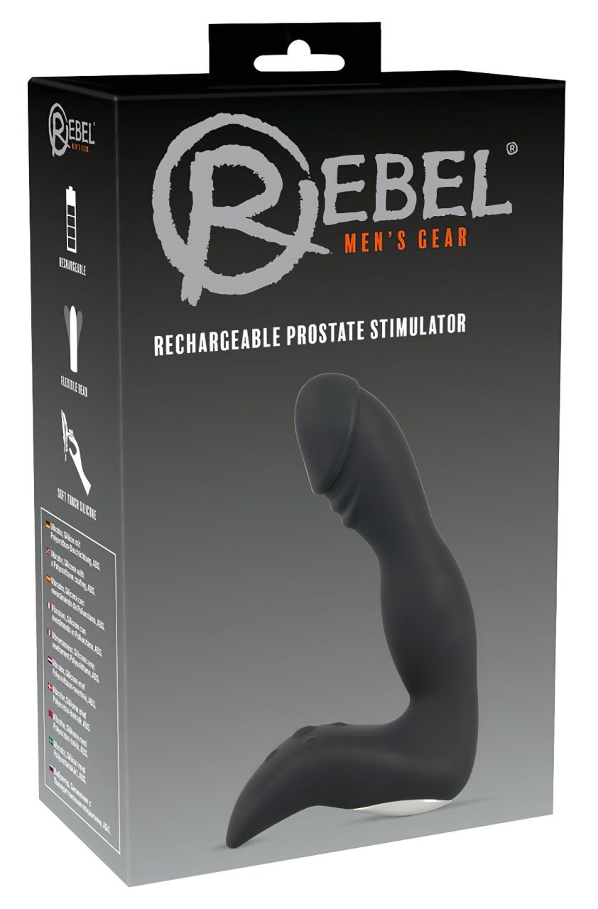 Rebel - akkus, péniszes prosztata vibrátor (fekete) Rebel - akkus, péniszes prosztata vibrátor (fekete)