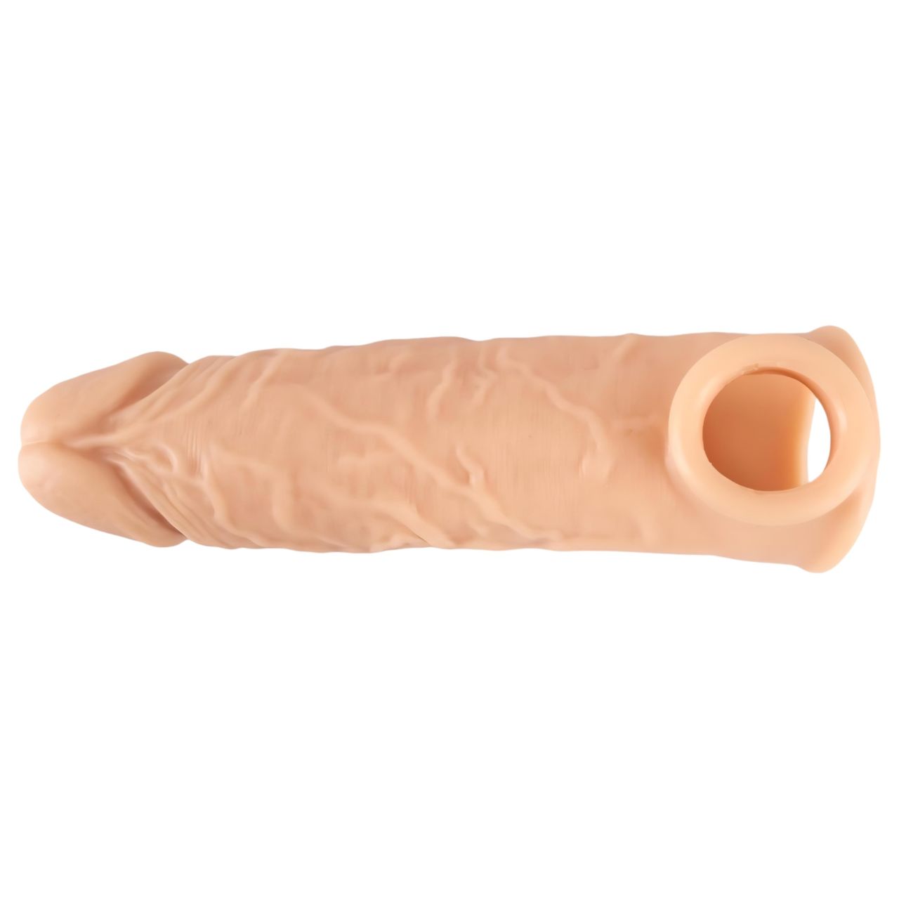 Realistixxx - heregyűrűs péniszköpeny - 16cm (natúr) Realistixxx - heregyűrűs péniszköpeny - 16cm (natúr)