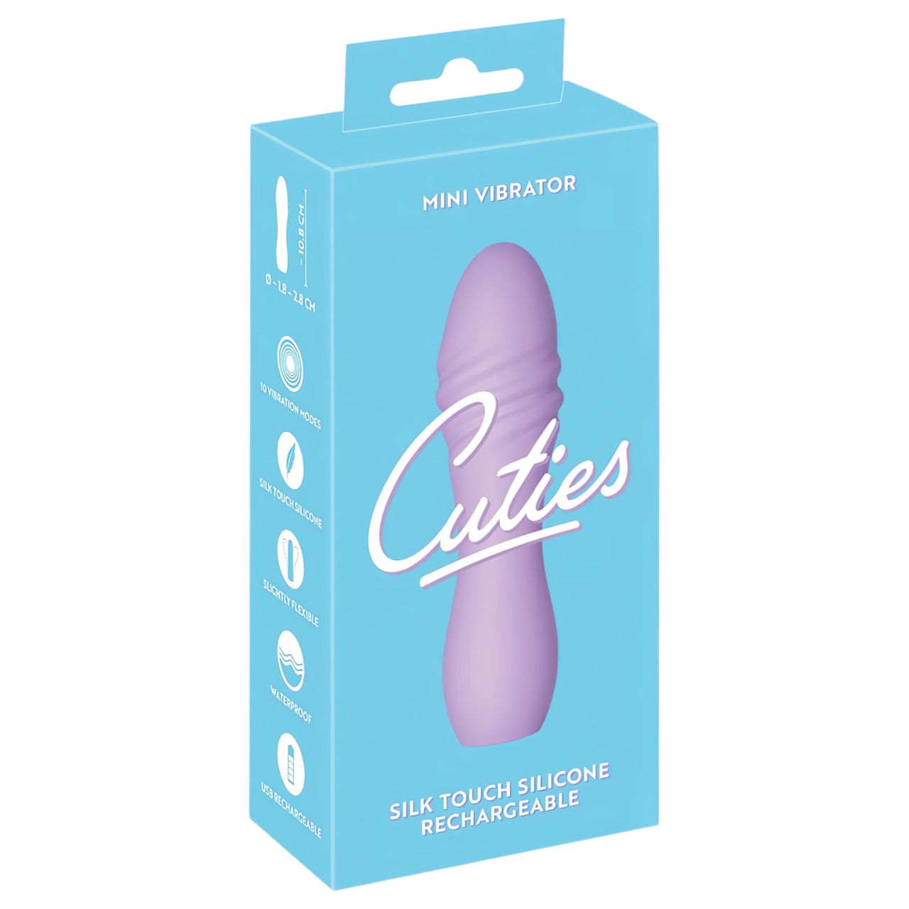 Cuties Mini 3 - akkus, vízálló, spirál vibrátor (lila) Cuties Mini 3 - akkus, vízálló, spirál vibrátor (lila)