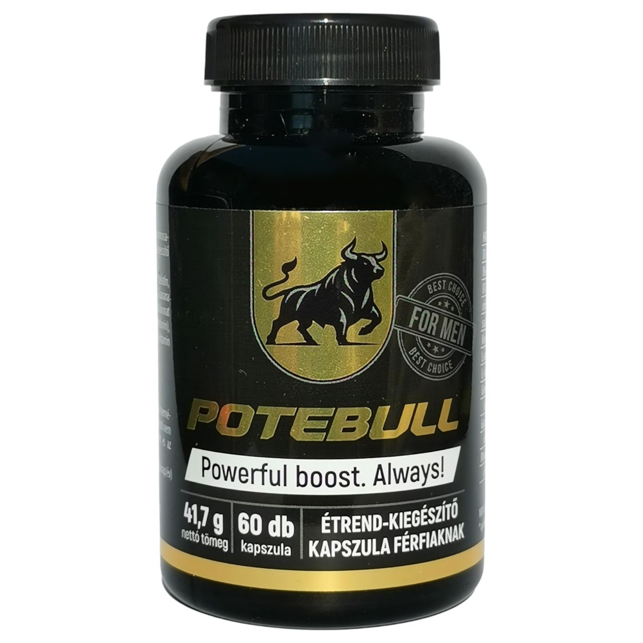 Potebull - étrend kiegészítő kapszula férfiaknak (60db) Potebull - étrend kiegészítő kapszula férfiaknak (60db)