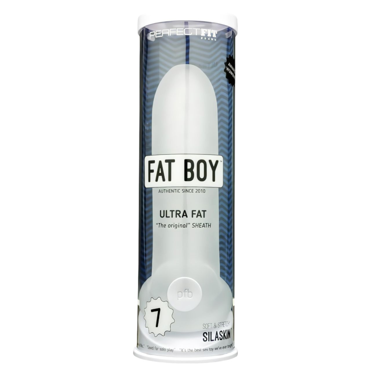 Fat Boy Original Ultra Fat - péniszköpeny (19cm) - fehér Fat Boy Original Ultra Fat - péniszköpeny (19cm) - fehér