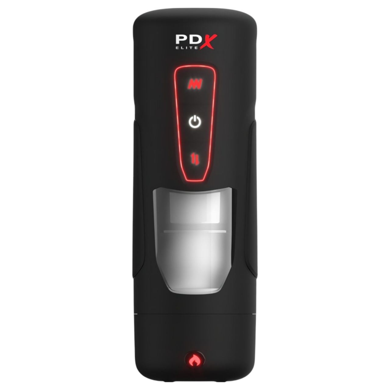 PDX Elite Milk Me Hotter - melegítő maszturbátor (fekete) PDX Elite Milk Me Hotter - melegítő maszturbátor (fekete)