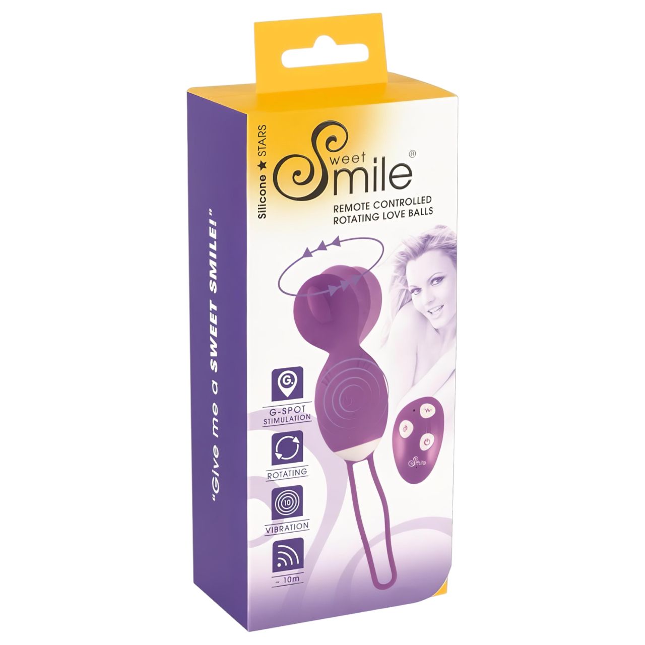 SMILE Love Ball - forgó vibrációs tojás (lila) SMILE Love Ball - forgó vibrációs tojás (lila)