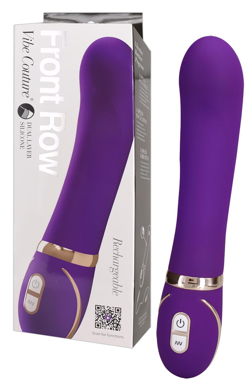Vibe Couture Front Row - G-pont vibrátor (lila) Vibe Couture Front Row - G-pont vibrátor (lila)