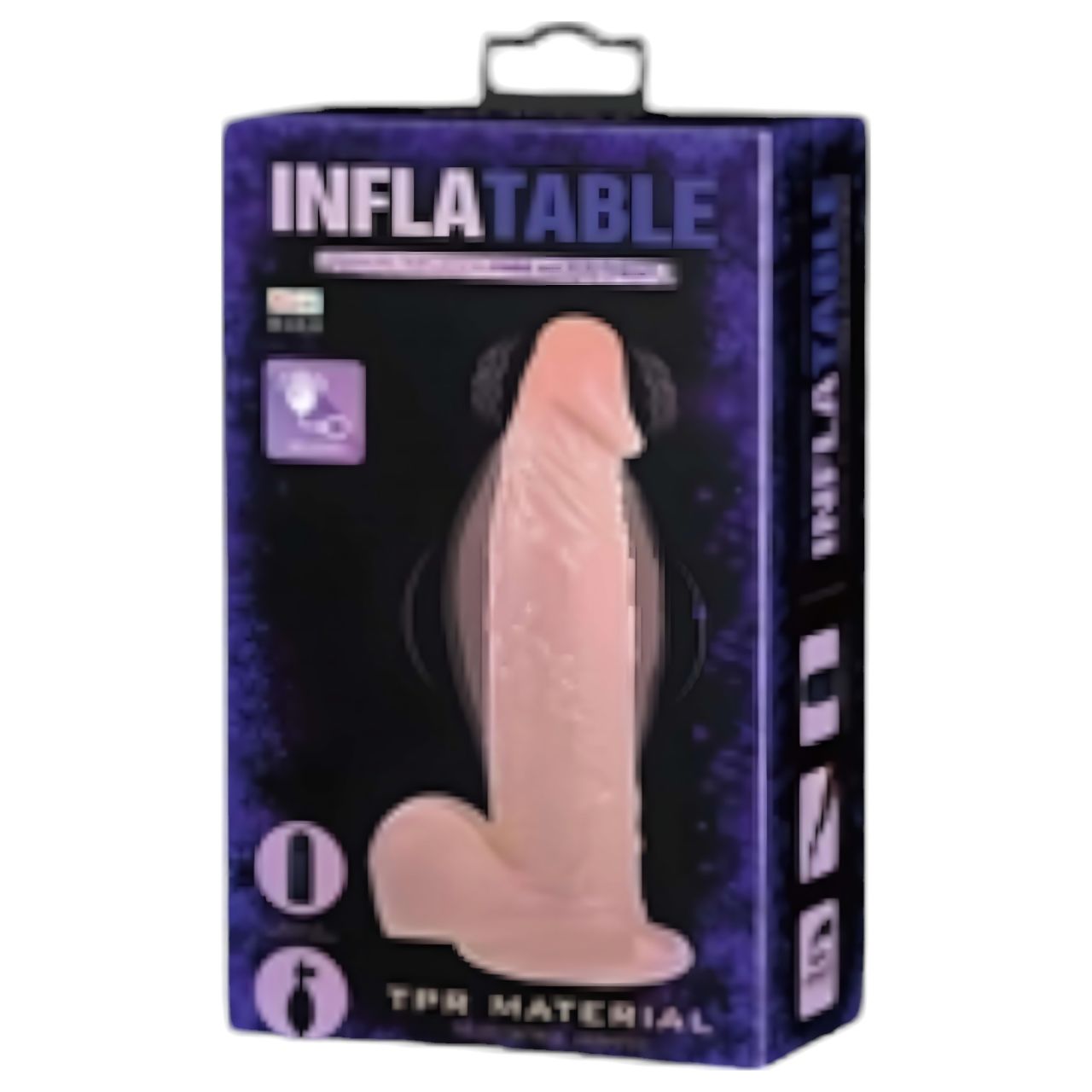 Baile Inflatable - felfújható élethű vibrátor (natúr) Baile Inflatable - felfújható élethű vibrátor (natúr)