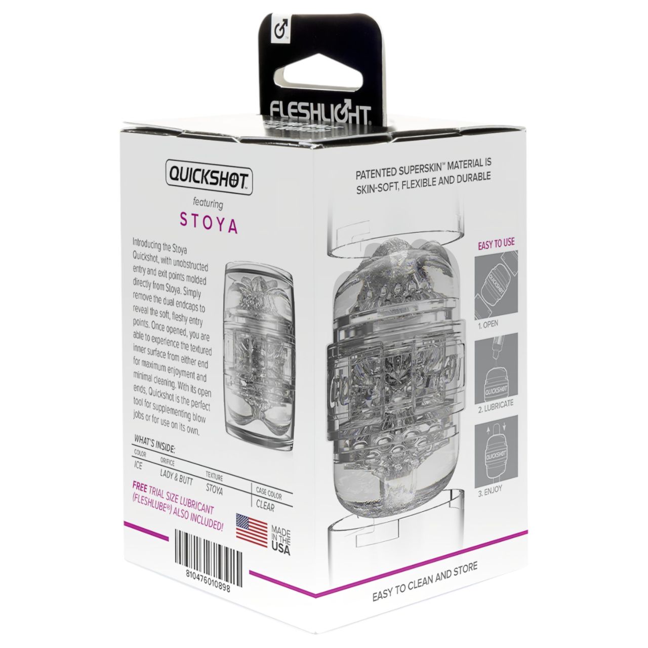 Fleshlight Quickshot Stoya - utazó maszturbátor (átlátszó) Fleshlight Quickshot Stoya - utazó maszturbátor (átlátszó)