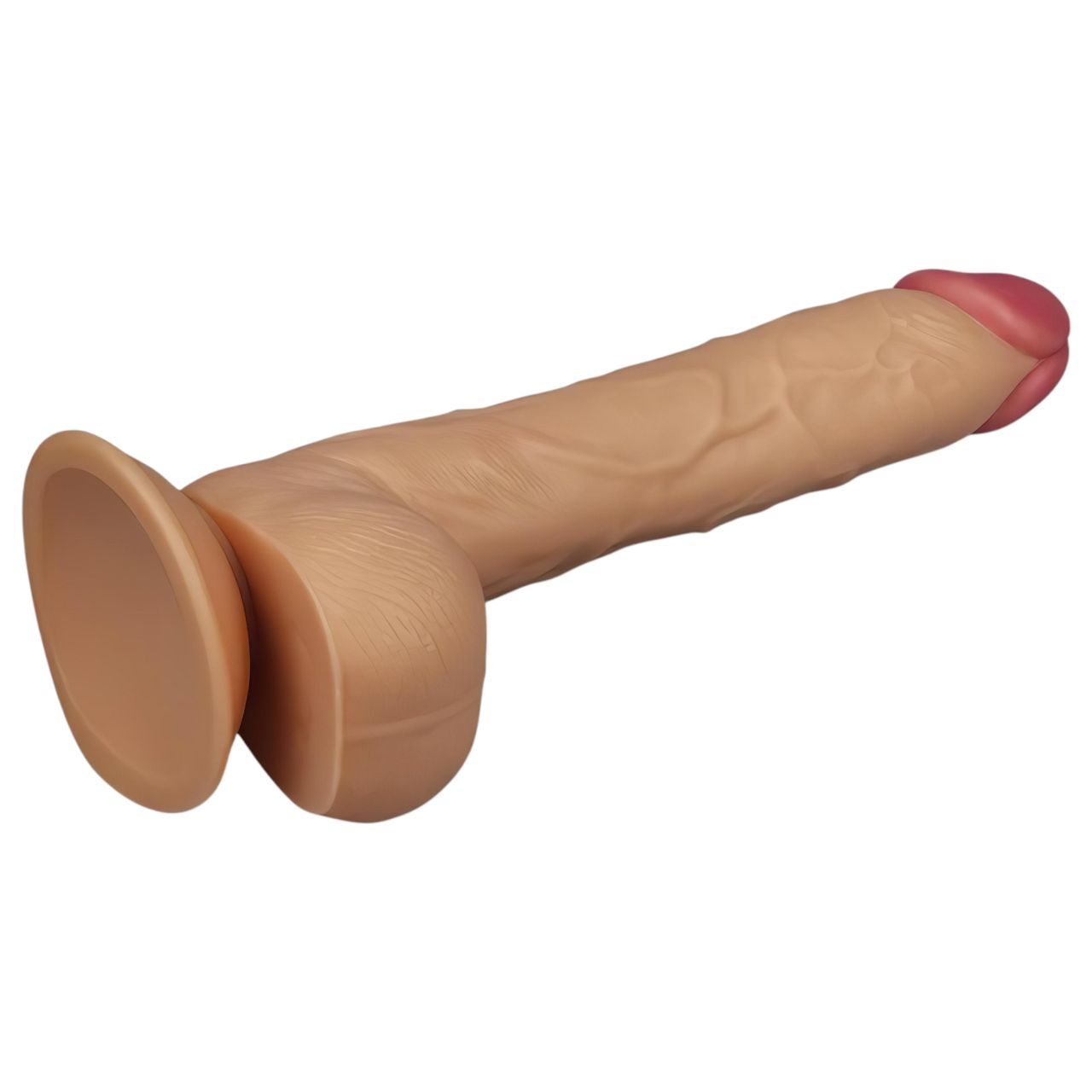 Lovetoy King-Sized - tapadókorongos, élethű dildó - 25cm (natúr) Lovetoy King-Sized - tapadókorongos, élethű dildó - 25cm (natúr)