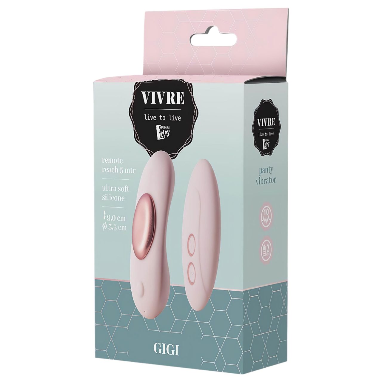 Vivre Gigi - akkus, rádiós bugyi vibrátor (pink) Vivre Gigi - akkus, rádiós bugyi vibrátor (pink)
