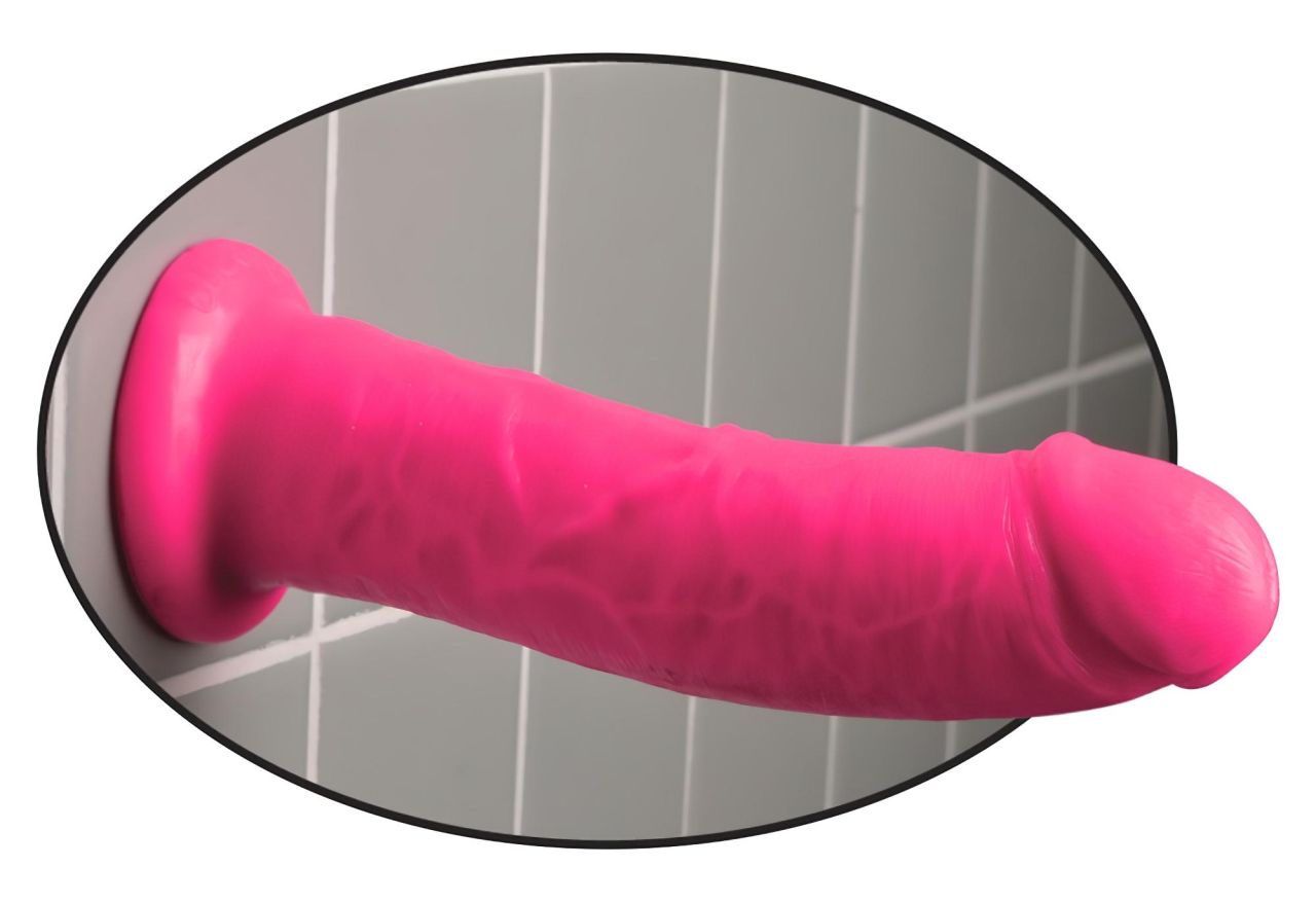 Dillio 8 - tapadókorongos, élethű dildó (20cm) - pink Dillio 8 - tapadókorongos, élethű dildó (20cm) - pink
