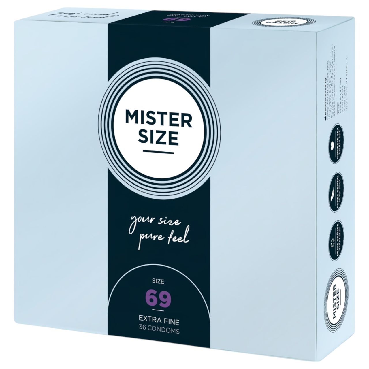 Mister Size vékony óvszer - 69mm (36db) Mister Size vékony óvszer - 69mm (36db)