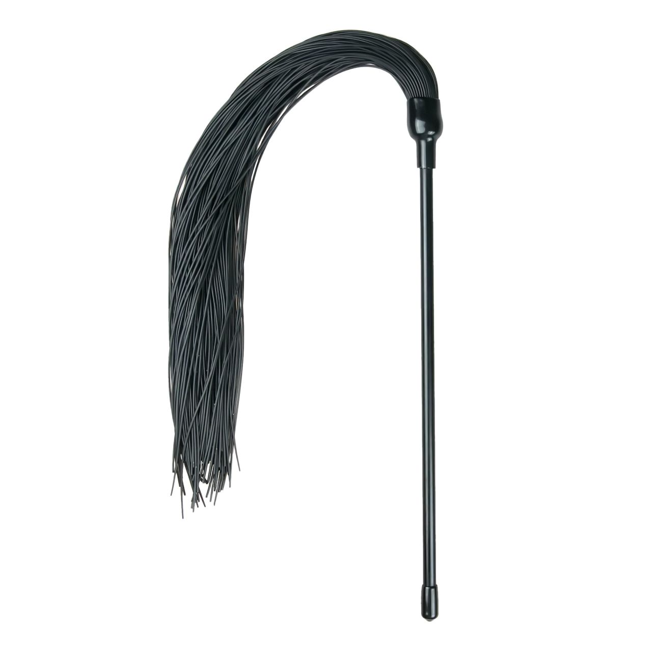 Easytoys Tickler - csípős szilikon korbács (fekete) Easytoys Tickler - csípős szilikon korbács (fekete)